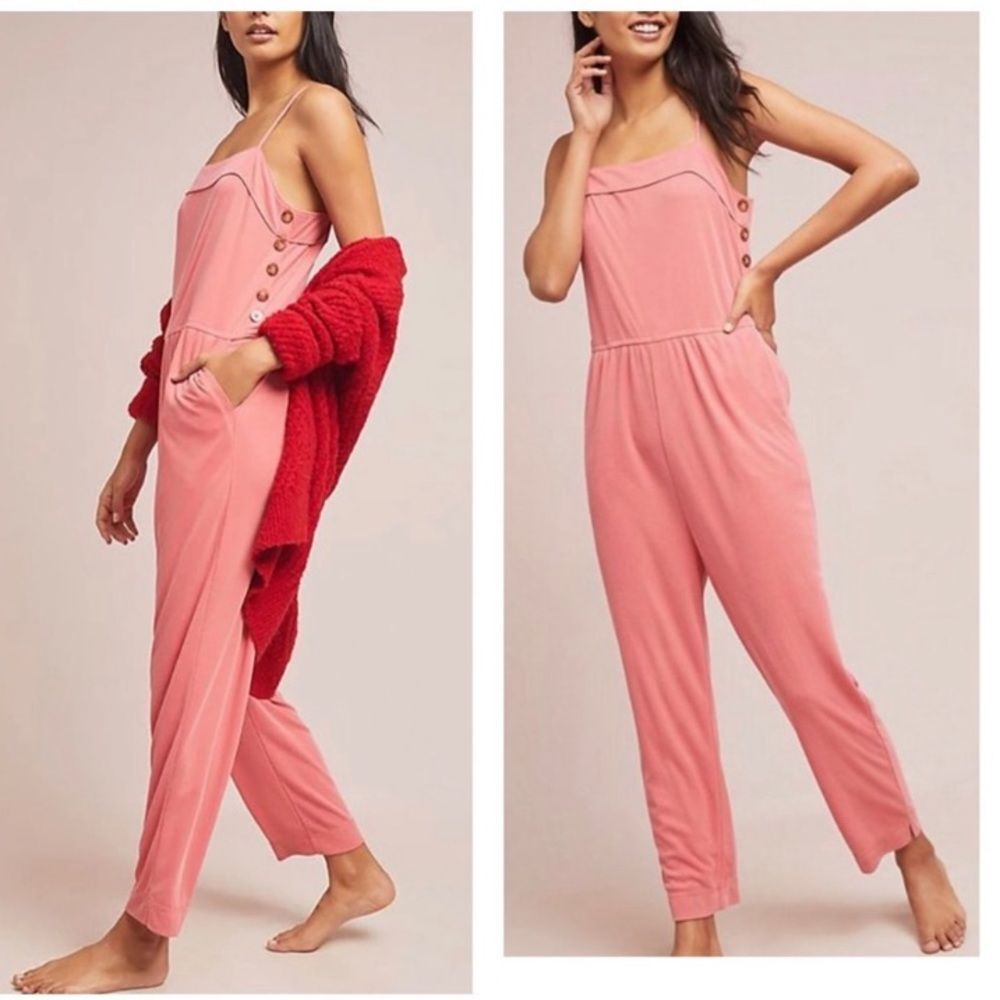 Anthropologie‎ Saturday Sunday Cupro Jumpsuit Size Small